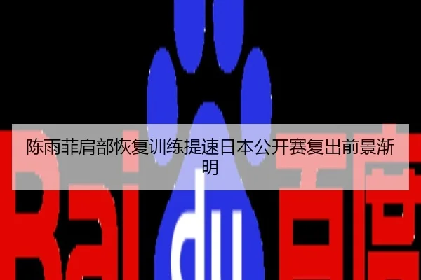 陈雨菲肩部恢复训练提速日本公开赛复出前景渐明